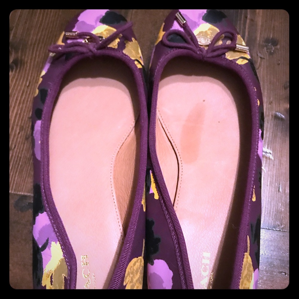 Coach ballet flats